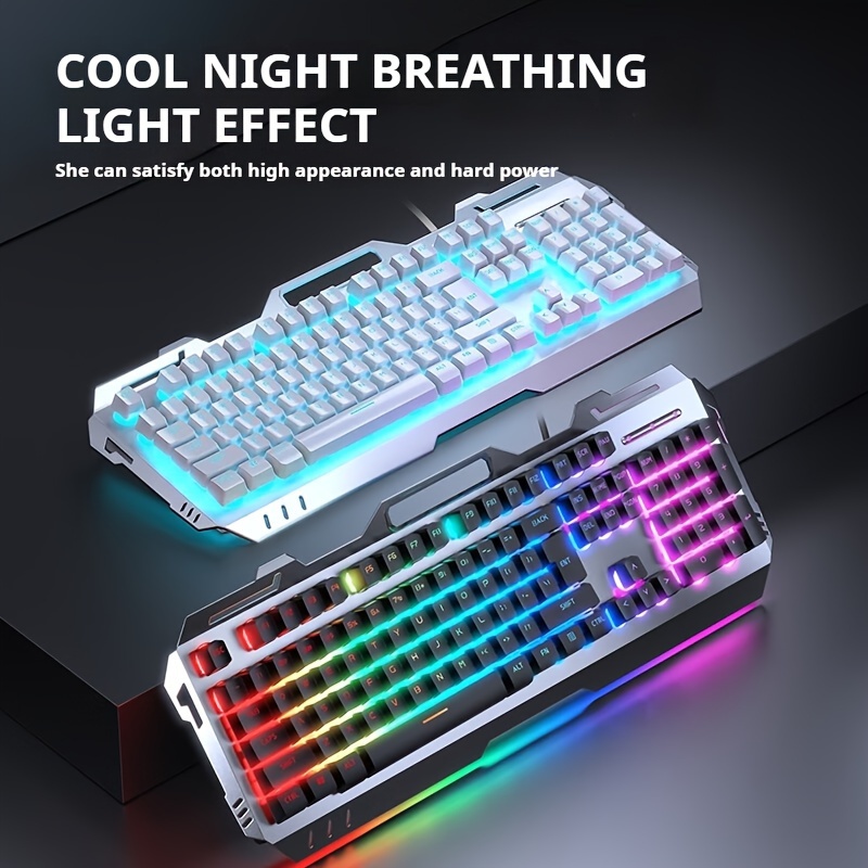 Gaming Keyboard Bundle - Teclado de membrana para juegos EWEADN
