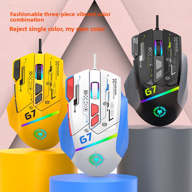 Gaming Keyboard 1 Hand - Mouse para Juegos con Cable G6,