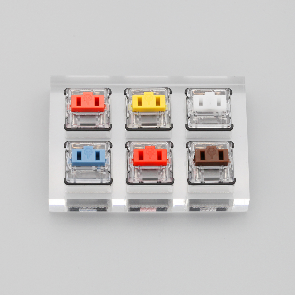 Gaming Keyboard Tester - Probador de interruptor acrílico 2x3 Kailh