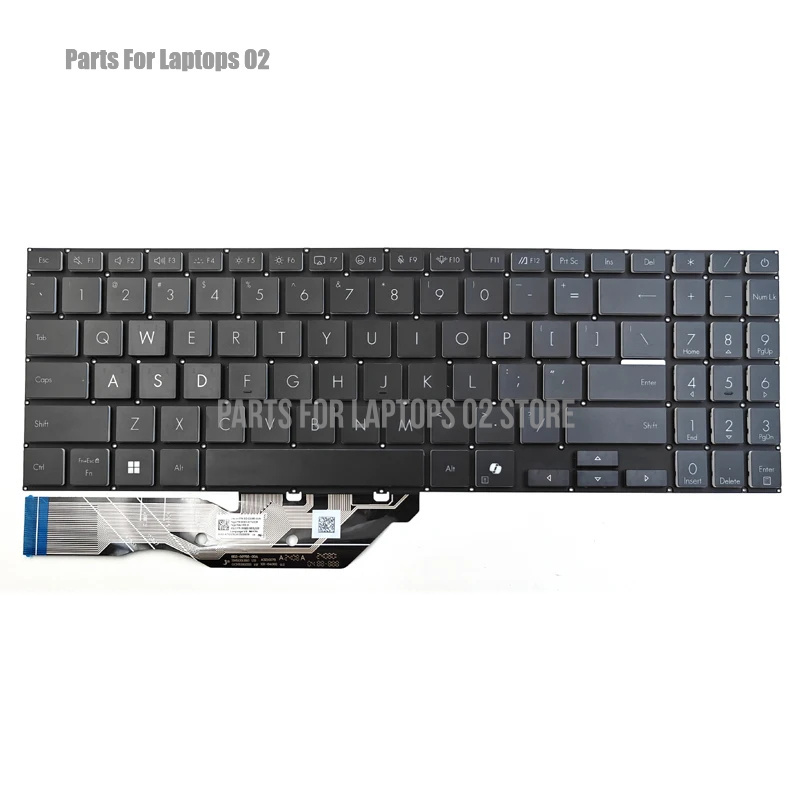 Gaming Keyboard Asus - Teclado retroiluminado para ordenador portátil, nuevo,