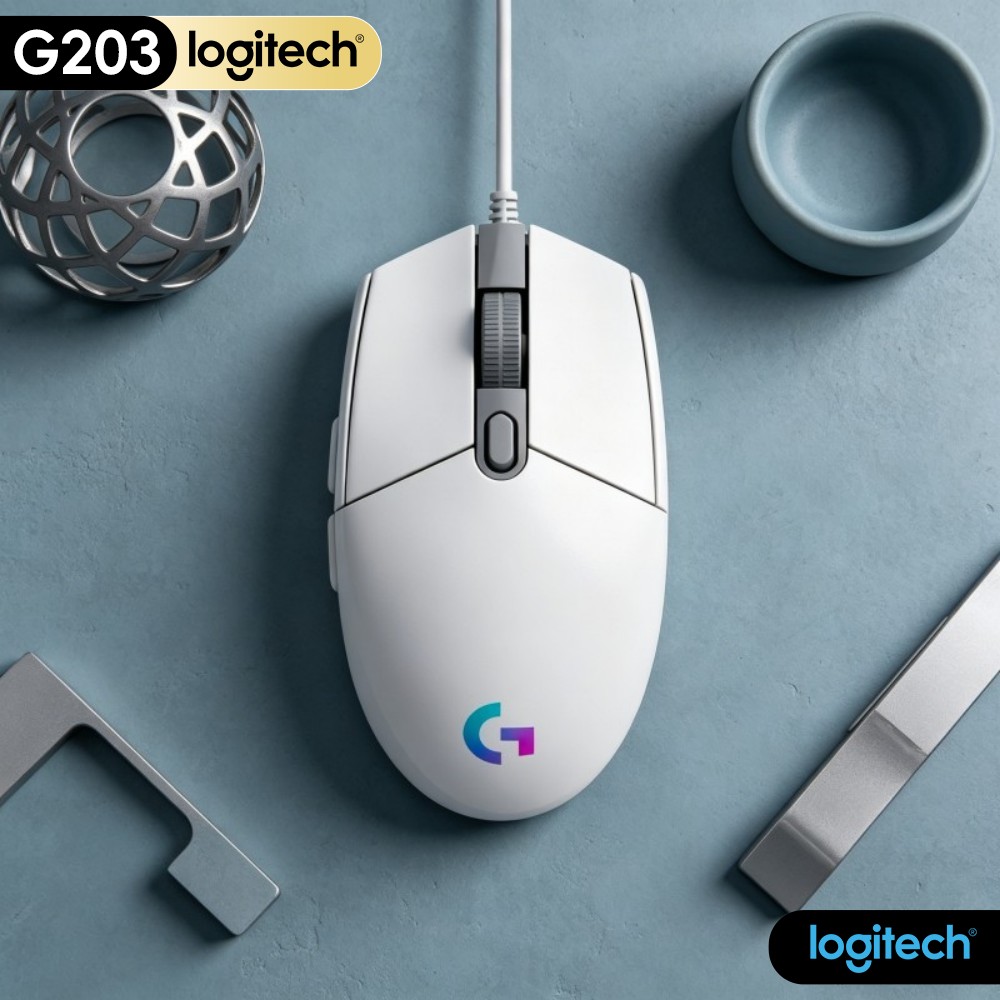 Logitech Mouse G203 - Ratón para Juegos Logitech G203 con