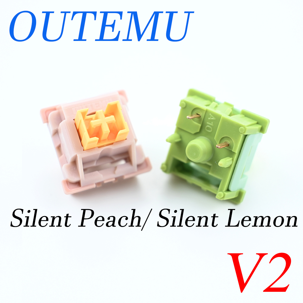 Keyboard Lube Kit - Outemu-interruptor silencioso Peach V2, actualización de