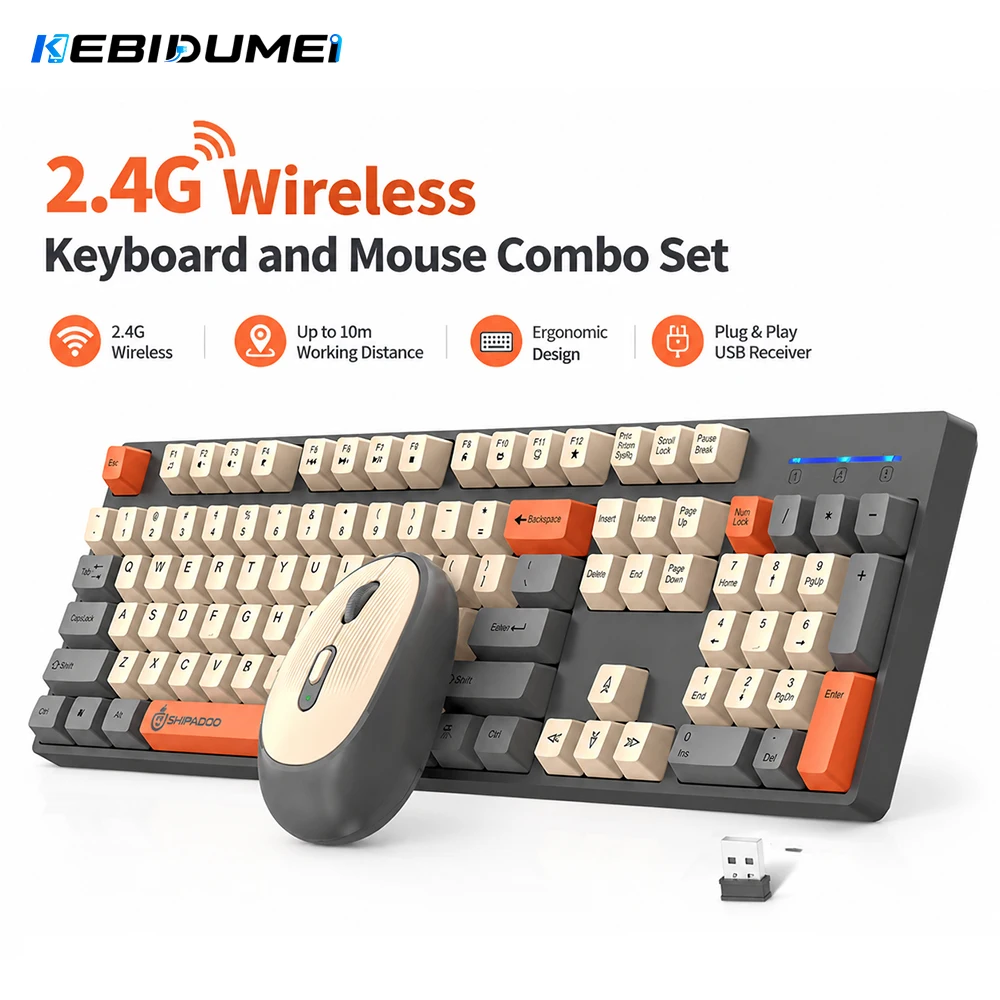 Gaming Keyboard Bundle - KEBIDUMEI-Juego combinado de teclado y ratón