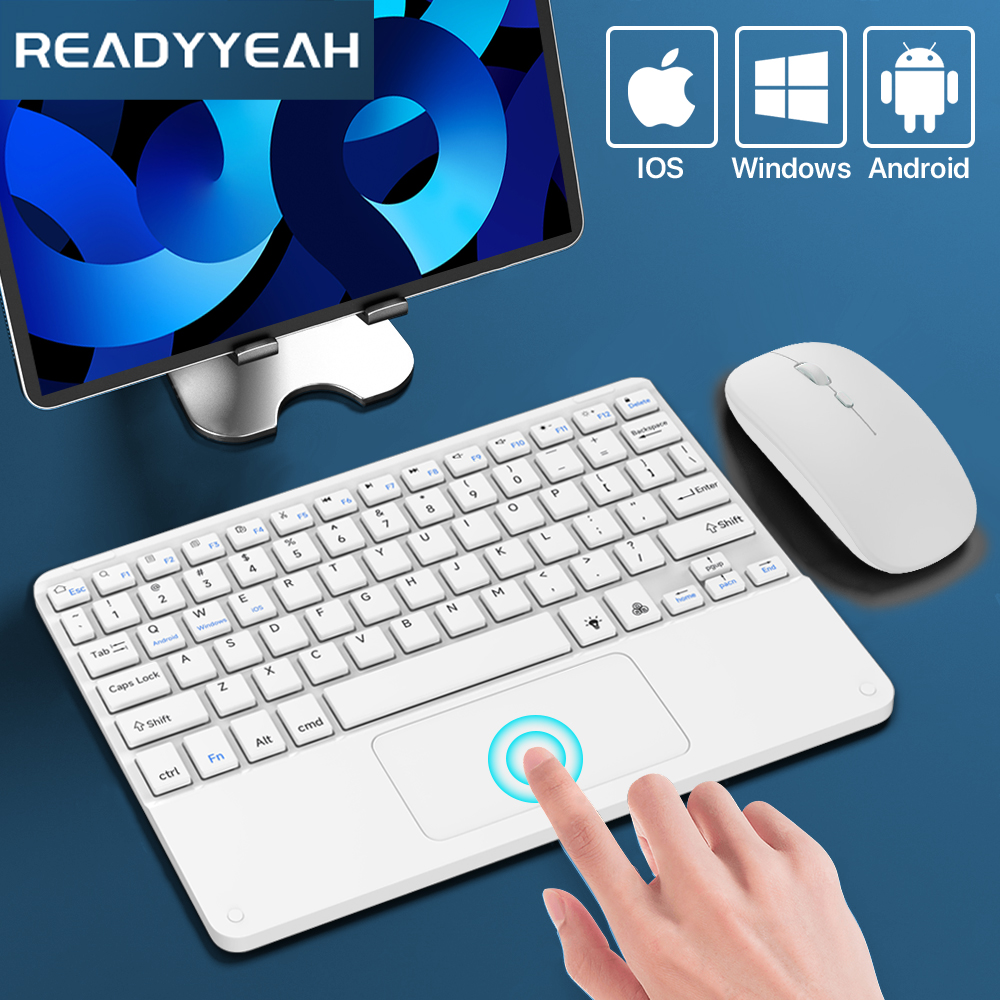 Gaming Keyboard Wireless - Teclado y ratón inalámbricos con panel