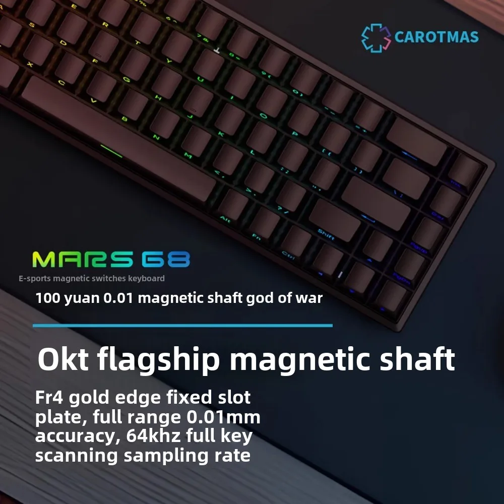Gaming Keyboard Mechanical Wireless - Mars 68 PRO teclado mecánico de