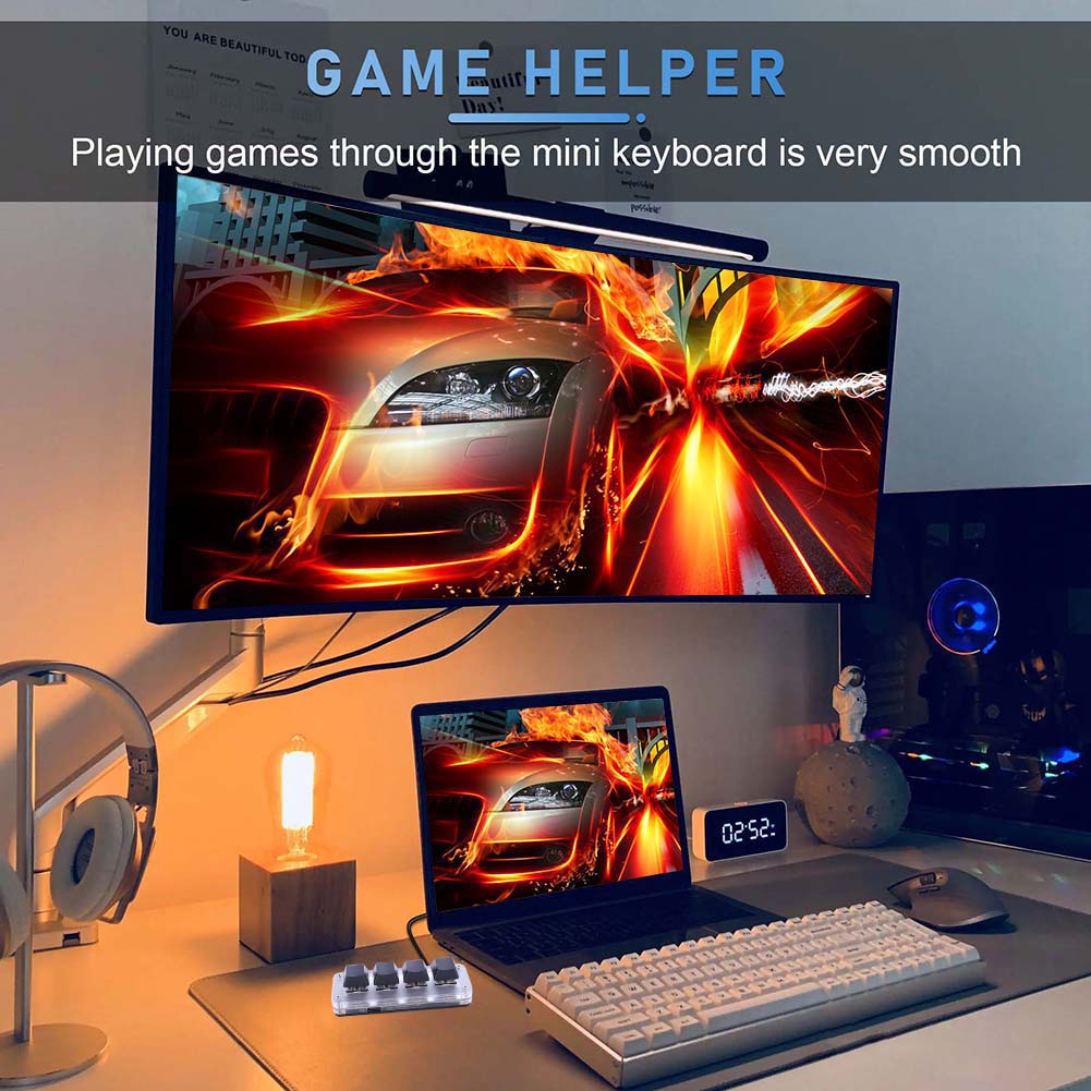 Gaming Keyboard 1 Hand - Teclado Mecánico para Juegos con 3