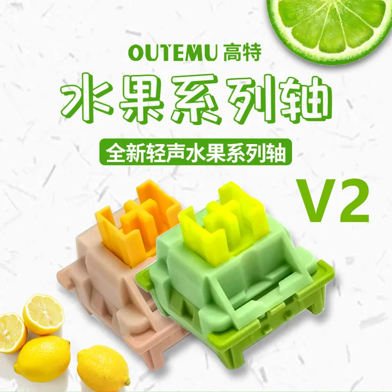 Keyboard Lube Kit - Outemu-interruptor silencioso Peach V2, actualización de