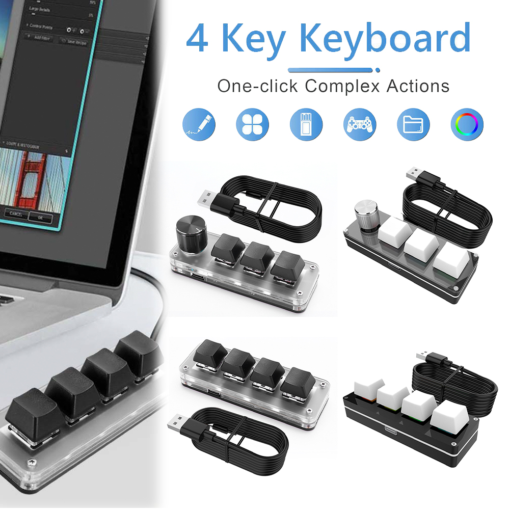 Teclado Mecánico para Juegos R - Gaming Keyboard 1 Hand reseña y precio