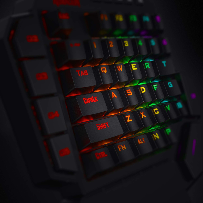 Redragon K585 DITI Teclado mec - Gaming Keyboard 1 Hand reseña y precio