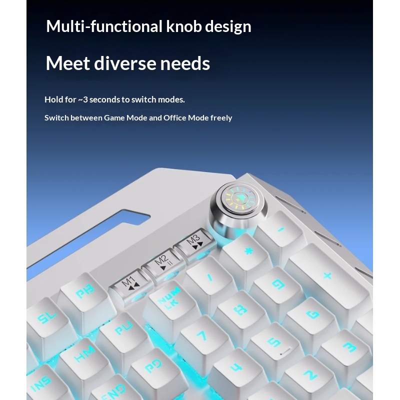 Combo de Teclado Mecánico Inal - Gaming Keyboard Bundle reseña y precio