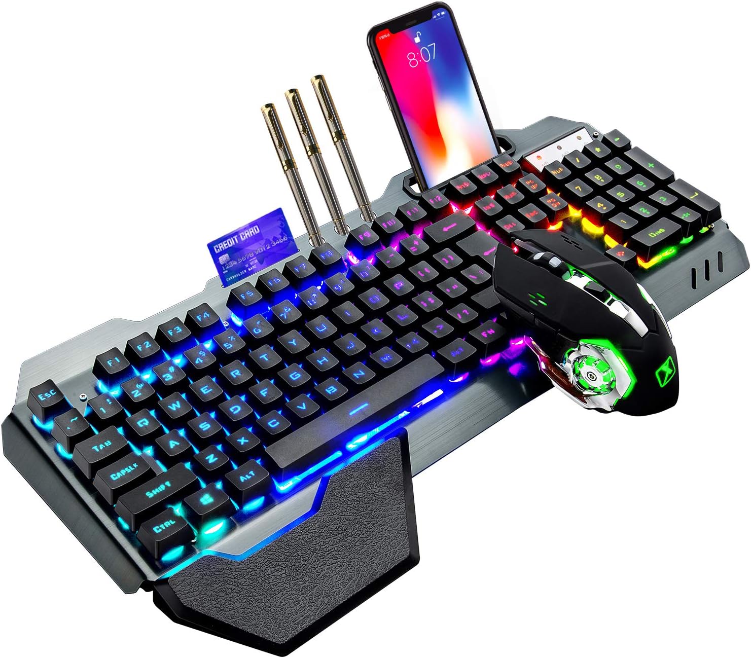 Combo de teclado y ratón inalá - Gaming Keyboard Bundle reseña y precio