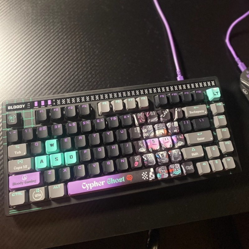 Teclado Mecánico A4Tech AT75,  - Gaming Keyboard No Noise reseña y precio