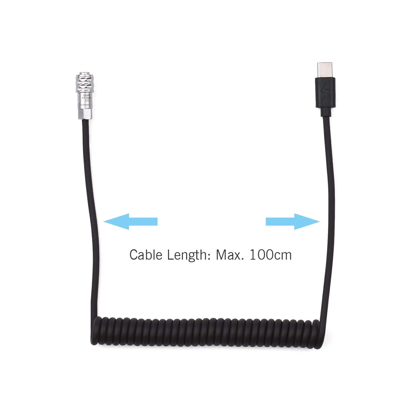 Nuevo PD 12V 3A USB tipo C a C - Coiled Usb Cable reseña y precio