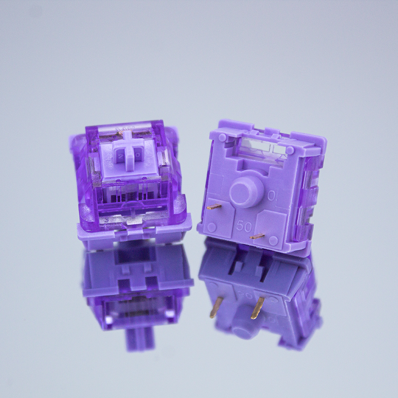 Interruptores KTT Purple Click - Keyboard Lube Kit reseña y precio