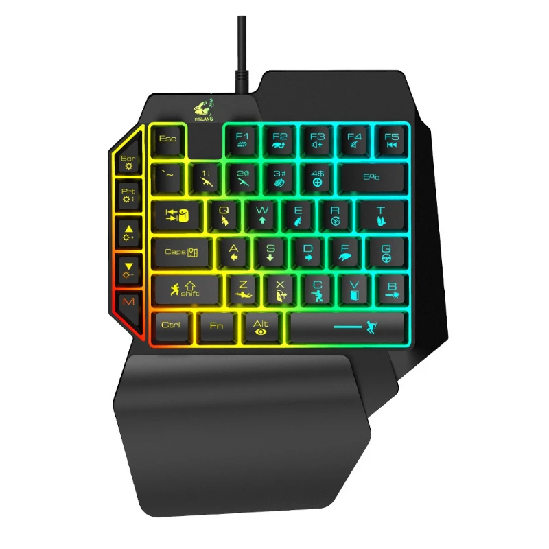 Teclado K15 de una sola mano G - Gaming Keyboard Ebay reseña y precio