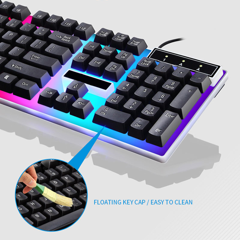 Teclado para juegos RGB, Kit d - Gaming Keyboard Bundle reseña y precio