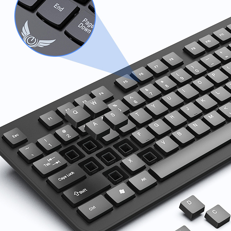 Juego de teclado y ratón inalá - Gaming Keyboard Mechanical Wireless reseña y precio