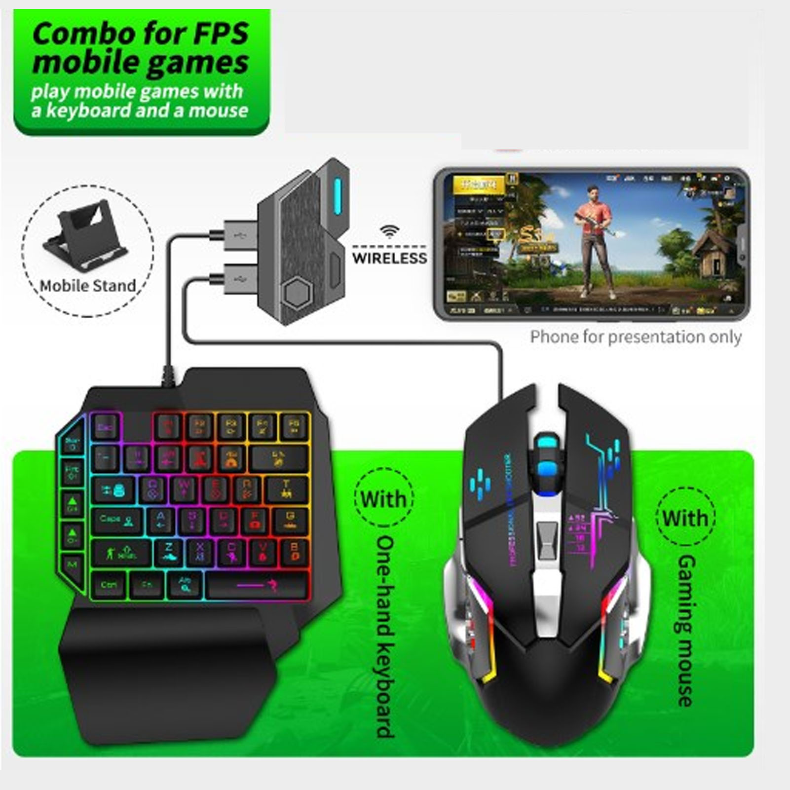 Paquete combinado de juegos pa - Gaming Keyboard Hand reseña y precio