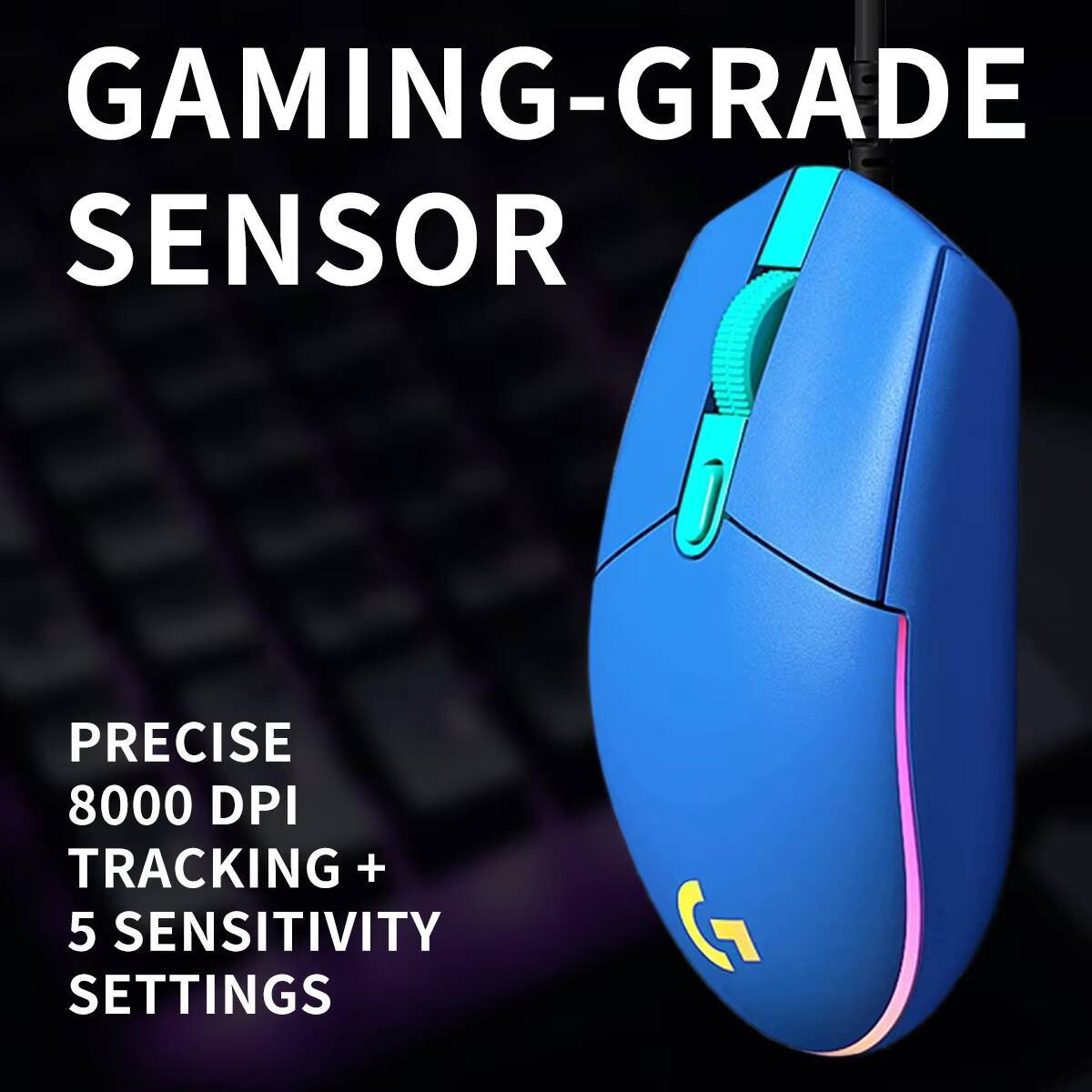 Ratón para juegos Logitech G20 - Logitech Mouse G203 reseña y precio