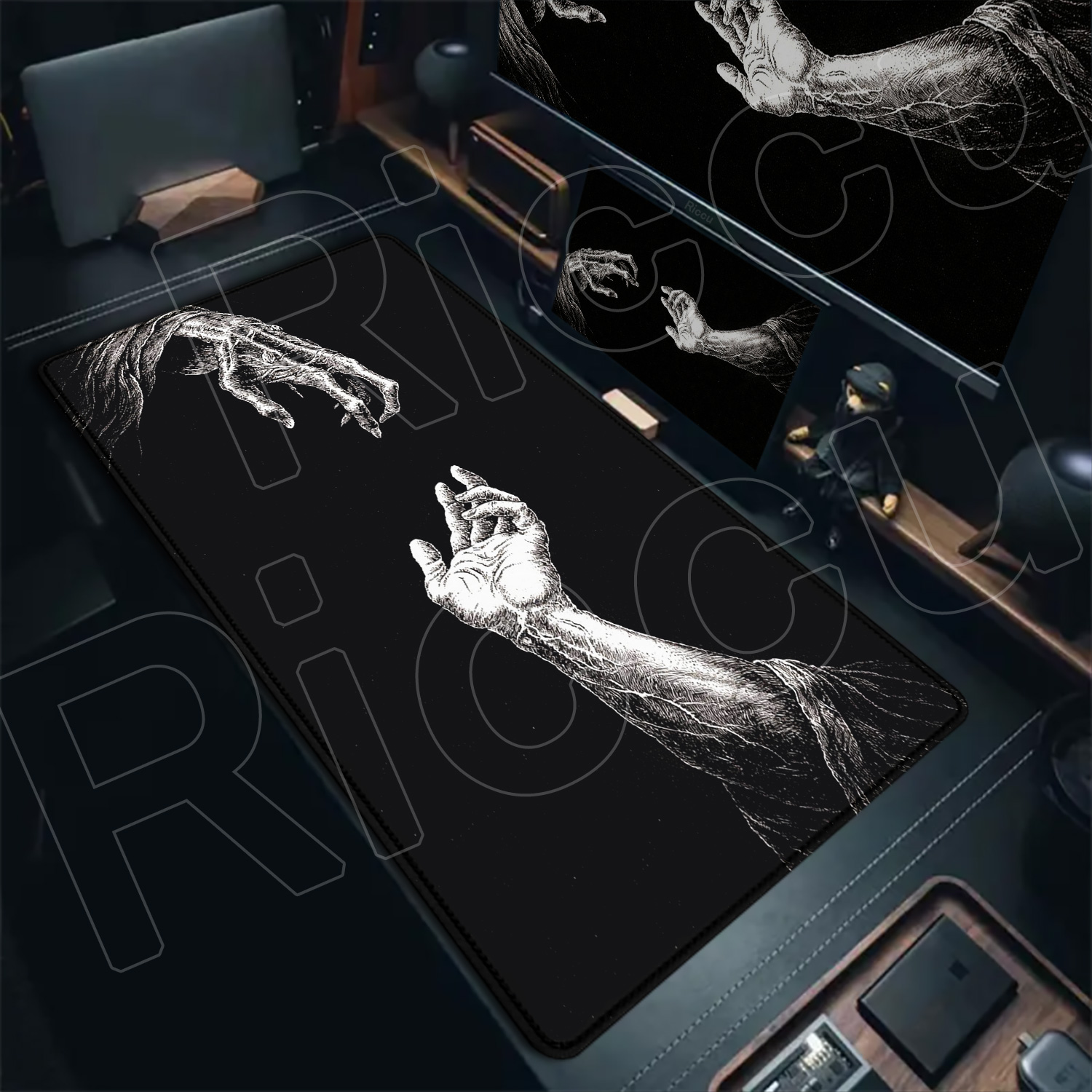 Alfombrilla de ratón grande HD - Gaming Keyboard Hand reseña y precio