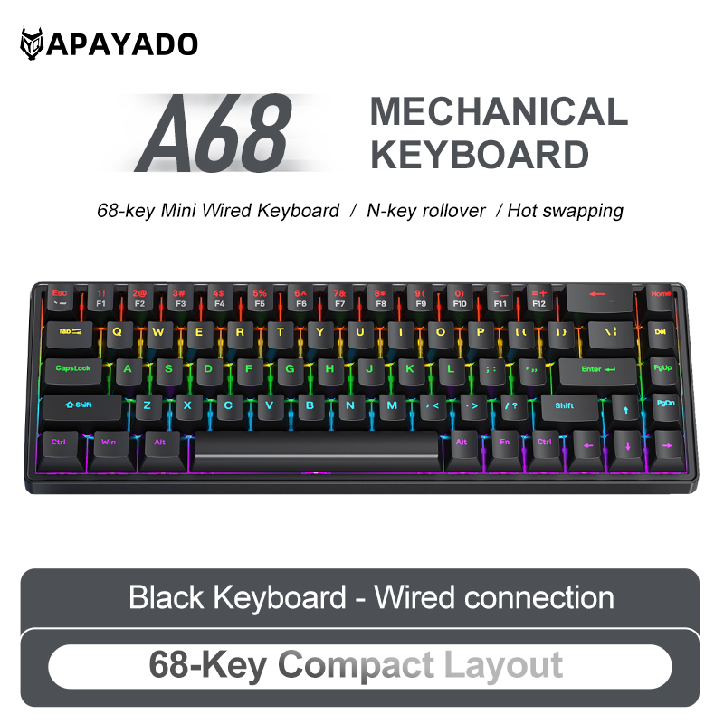 Teclado Mecánico con Cable APA - Gaming Keyboard Bundle reseña y precio