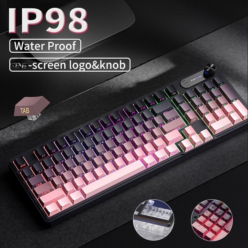 Teclado de membrana para juego - Gaming Keyboard Ip98 reseña y precio